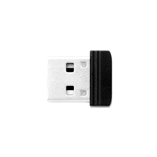 Verbatim Store 'n' Stay NANO USB-drive - 32 GB, een kleine USB-Stick met USB 2.0-interface, super slank Ontwerp, zwart