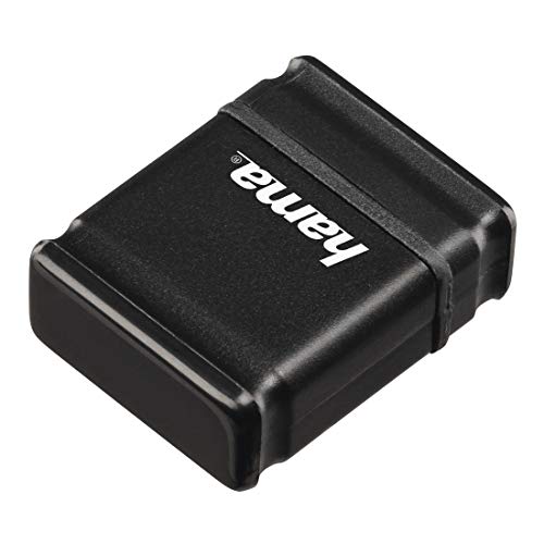 Hama 16 GB USB-stick USB 2.0 gegevensstick bijzonder geschikt voor auto en auto, laptop, computer, netbook, geheugenstick (10 MB/s gegevensoverdracht, geheugenstick met sluitkap in mini-formaat) zwart