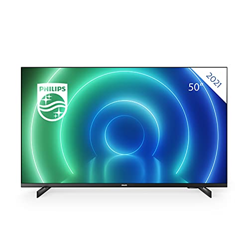 Philips 50PUS7506/12 50 inch Smart TV 4K LED-televisie ideaal voor Netflix, YouTube en Gaming/HDR Picture, cinematografisch Dolby Vision-beeld & Dolby Atmos-geluid