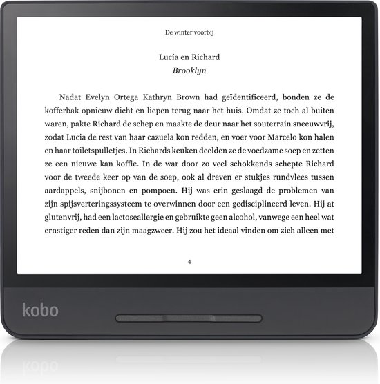 Kobo Forma e-reader - Waterdicht - Grote 8 inch scherm - Instelbaar warme kleur - 8GB - Wifi - Zwart