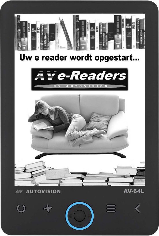 AV64L e Reader met achtergrondverlichting - 8GB - 6 inch Carta scherm