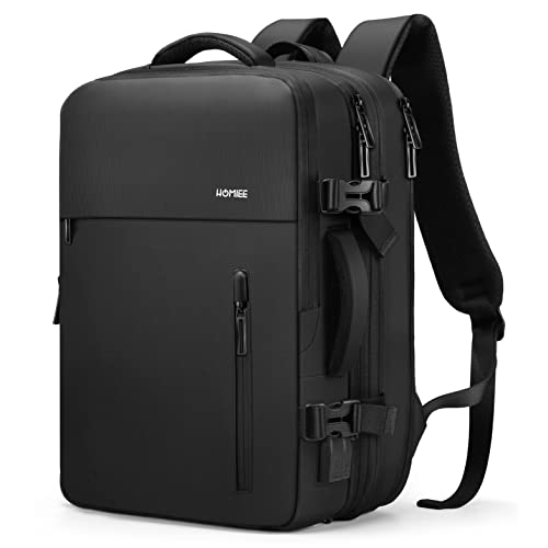HOMIEE Laptoprugzak, Uitbreidbaar Droge Natte Scheiding 38L Schoolrugzak met Laptopvak, Anti-Diefstal Rugzak Past op 15,6-inch Laptop voor Mannen en Vrouwen, voor Werk en School