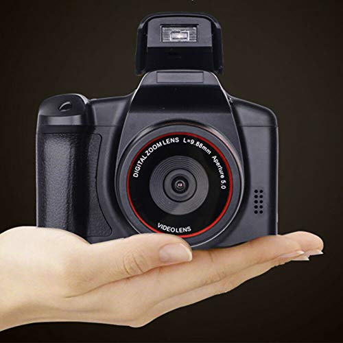 Digitale camera vloggen camera videocamera, 1080P Ultra HD LCD-scherm 2,4 inch 16X digitale zoom, anti-shake cameras voor beginners