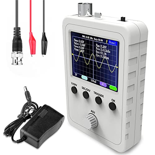 Quimat 2,4 inch Shell TFT digitale oscilloscoop kit met BNC clip kabel gesoldeerde sonde open source SMD en behuizing (klaar machine gemonteerd)
