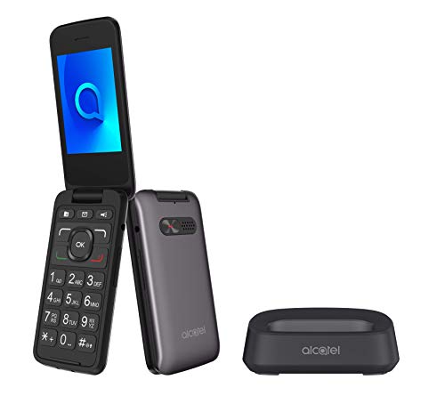 Alcatel 3026X-2AALWE1 30.26, mobiele telefoon, 256 Mb metallic grijs