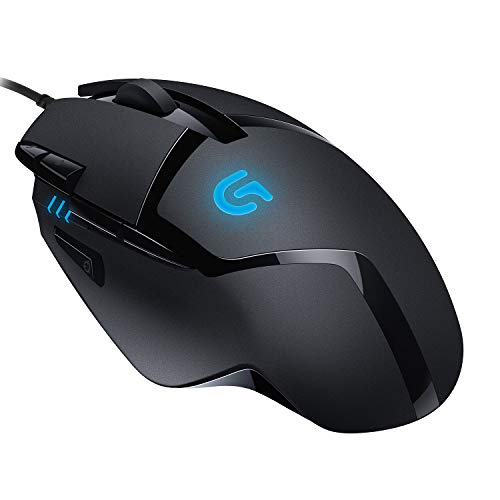 Logitech G402 Hyperion Fury Gaming Muis, 4.000DPI, lichtgewicht, 8 Programmeerbare Knoppen, PC/Mac - Zwart